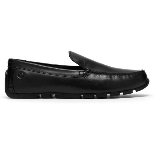Clarks Men's Corsley Plain Black Leather Loafers, Slip Ons | : 10/Standard Fit