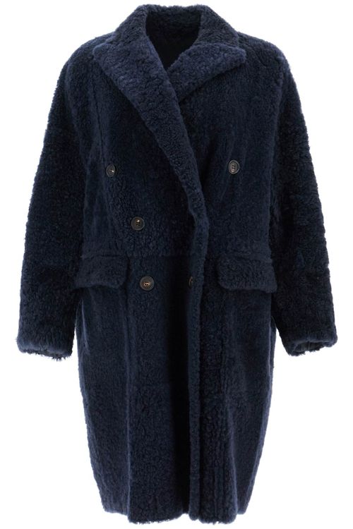 Shearling Frosty Effect Coat