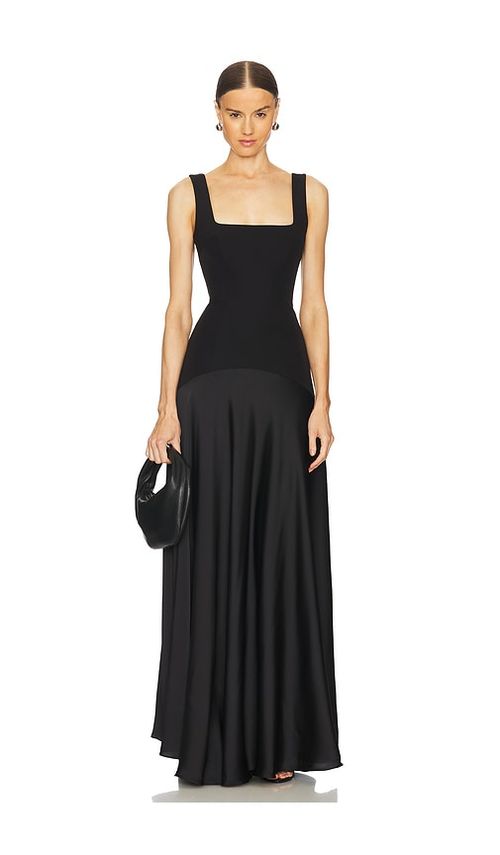 L'Academie Sidney Gown in Black. L. Also in
