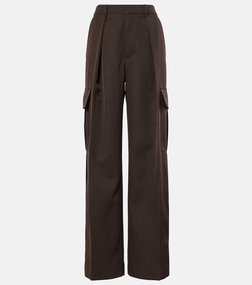 Wool cargo pants