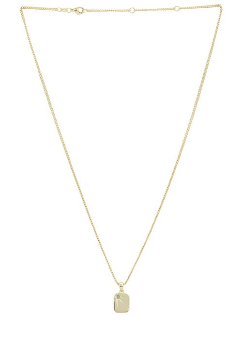Serge de Nimes Guardian Necklace in Gold - Metallic Gold. a