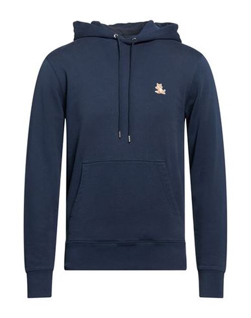 Maison Kitsuné Man Sweatshirt Midnight blue Size S Cotton