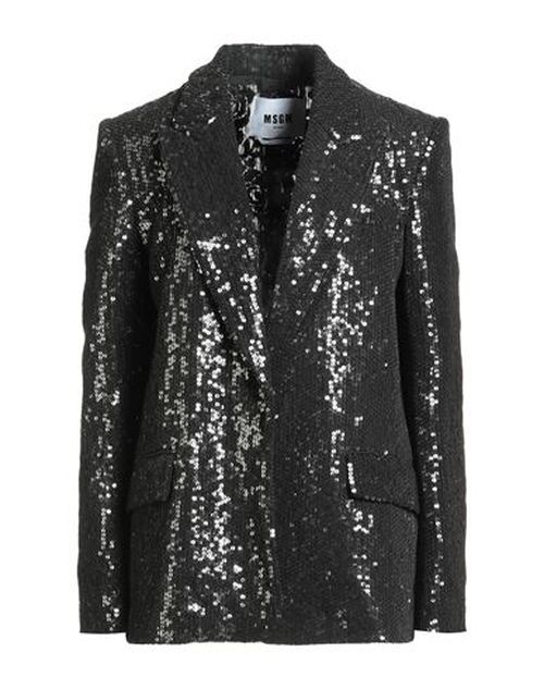 Woman Blazer Black Size 6 Cotton, Polyamide, Polyester
