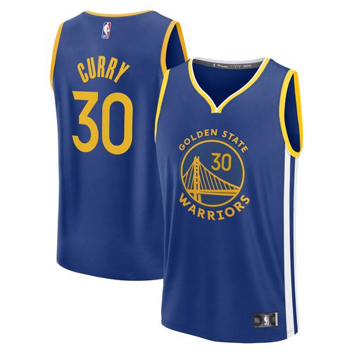 Youth Stephen Curry Royal Golden State Warriors Fast Break Replica Player Jersey