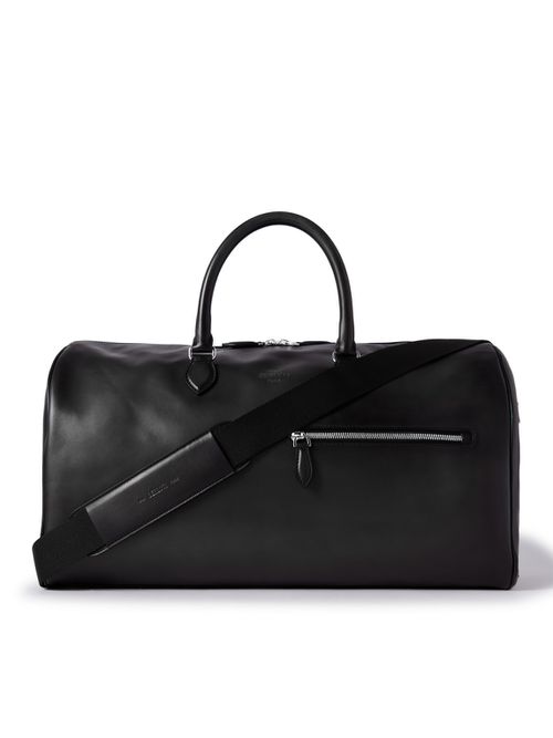 Jour Off Leather Weekend Bag - Men - Black