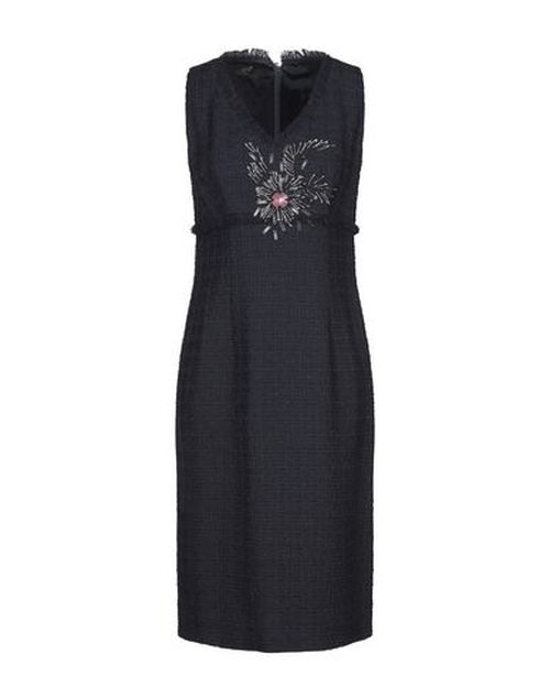 Woman Midi dress Midnight blue Size 10 Virgin Wool, Polyamide