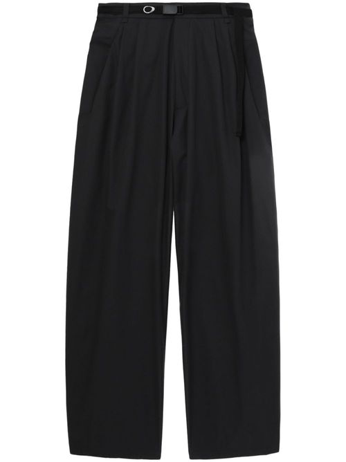 Belted tailored trousers - Grey