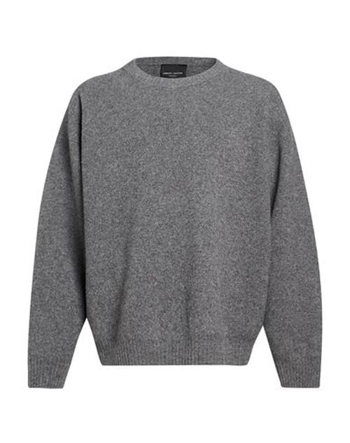 Man Sweater Grey Size 40 Merino Wool