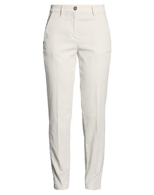Jacob Cohёn Woman Pants Off white Size 10 Cotton, Lyocell, Elastane