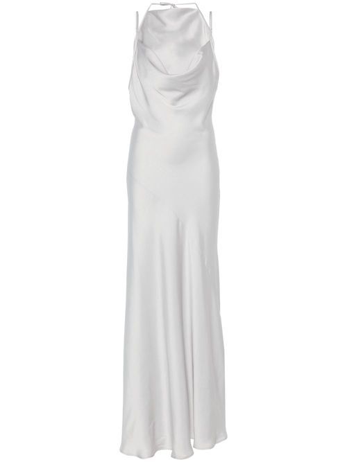 Cowl-neck maxi dress - Grey