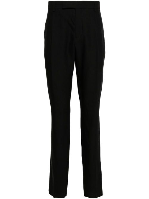 Tailored tapered trousers - Black