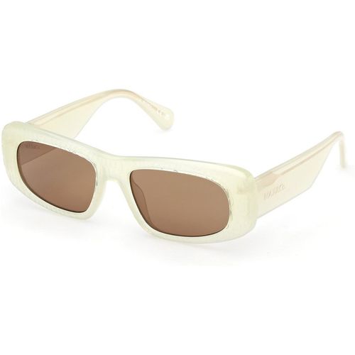 MAX&Co Mujer MAX&Co MO0142 39J Gafas de sol Inyectado Amarillo roviex Cuadrada Norma