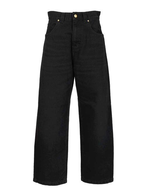 Brandon Pant Organic Cotton Dearborn Canvas Trousers Black