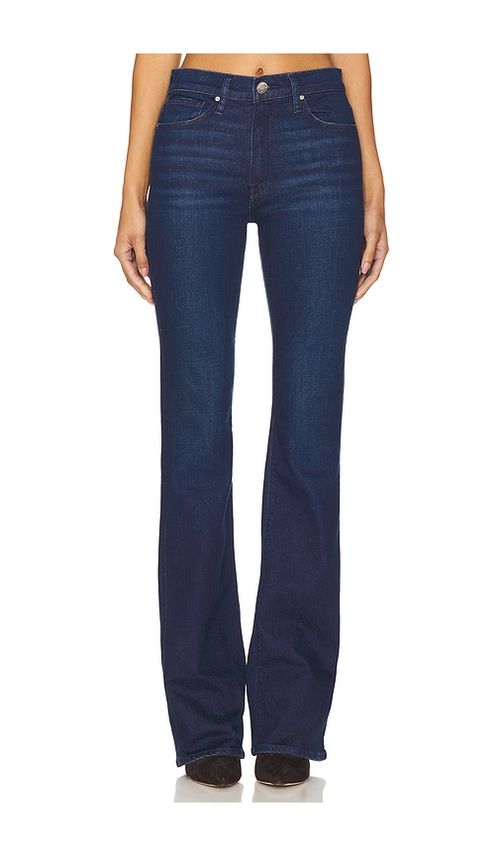 Hudson Jeans HOSE MIT HOHEM BUND UND AUSGESTELLTEM BEIN BARBARA in Denim-Dark. Größe 34. Also in 24, 25, 29, 30, 31