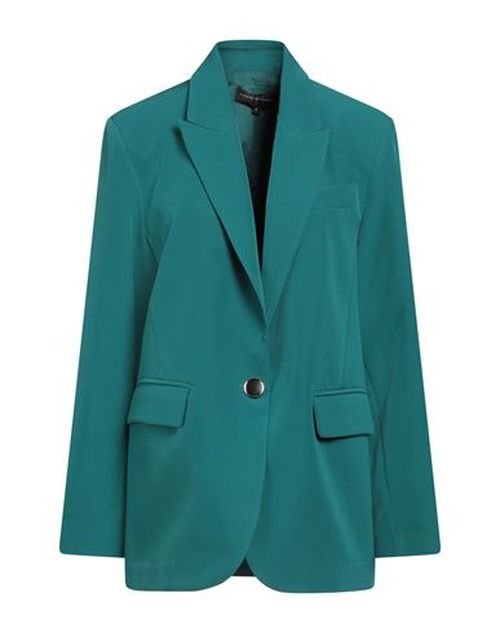 Woman Blazer Deep teal Size L Rayon, Polyamide, Elastane