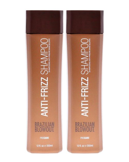 Brazilian Blowout Unisex 12oz Acai Anti Frizz Shampoo - Pack of 2