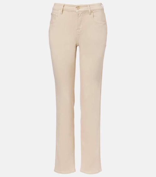 Calie Straight mid-rise straight jeans