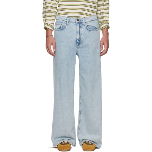 Blue Wide Jeans