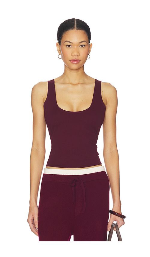 Artless Inez Scoop Tank in Cream. L. Also in XS, S