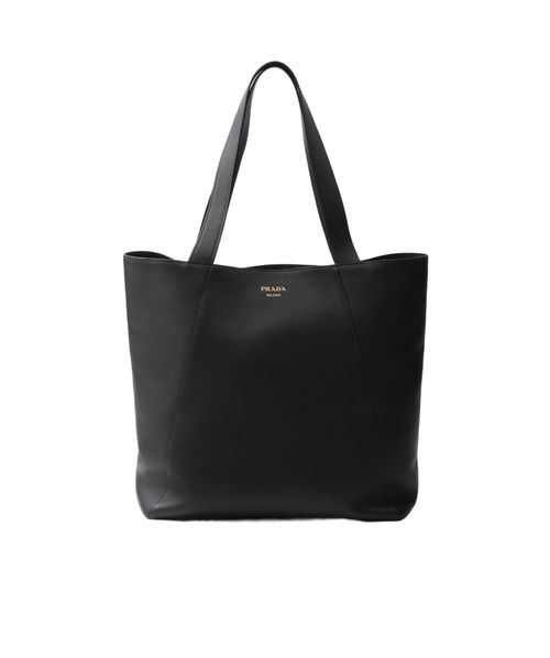 Leather tote bag