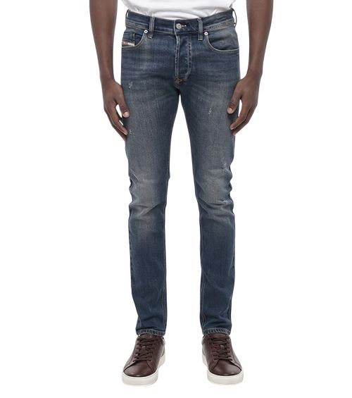 Blue Mid Rise Jeans