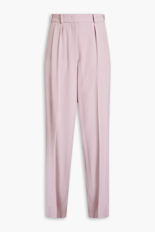 Buckley pleated twill tapered pants - Pink - FR 38