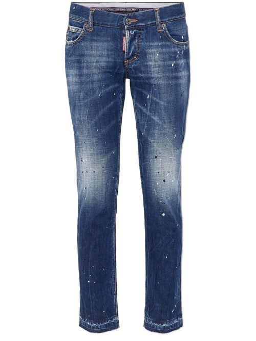 High-rise skinny jeans - Blue