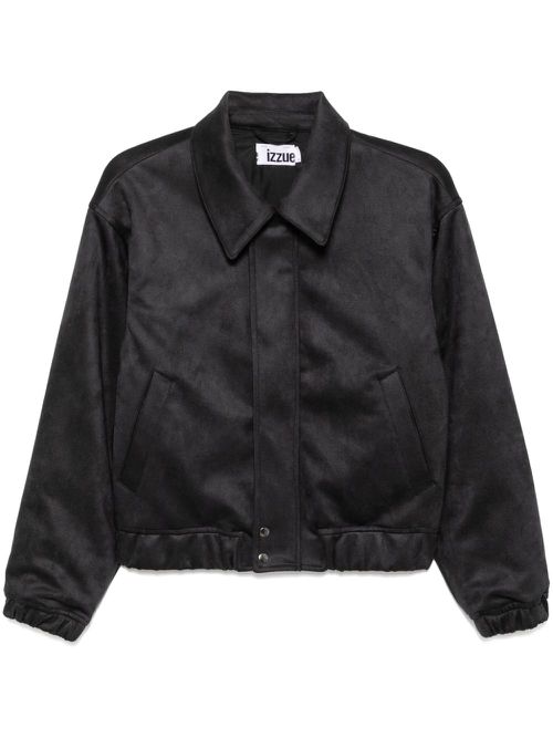 Cropped bomber jacket - Grey