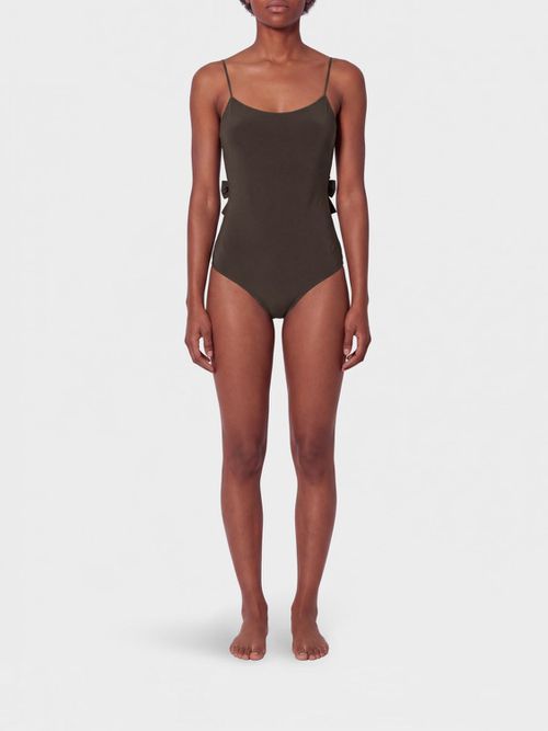 Swimsuit Woman color Brown