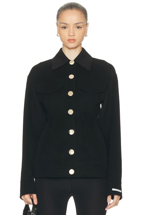 Sportmax Egeo Jacket in Black - Black.  6 also in