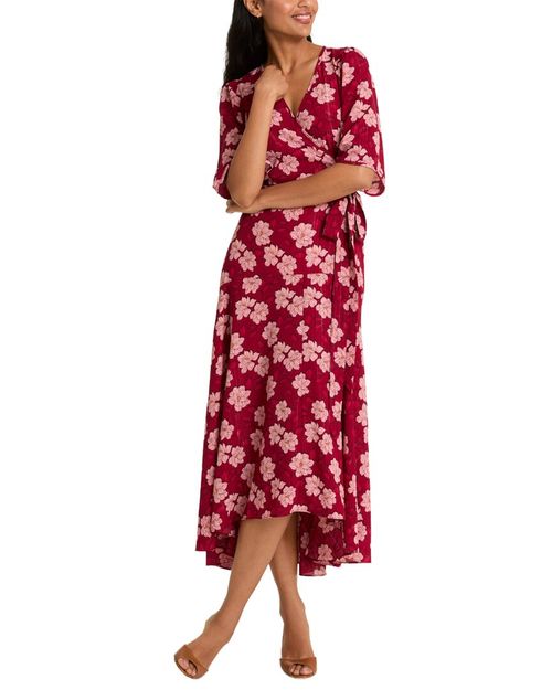 Fiona Wrap Midi Dress