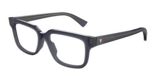 Bottega Veneta BV1256O Asian Fit 011 Men's Eyeglasses Grey Size 56 (Frame Only) - Blue Light Block Available