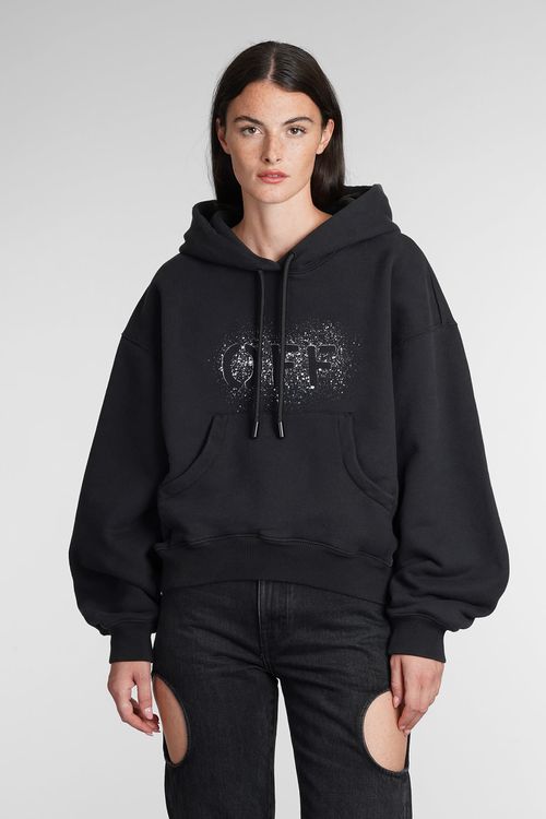 Sweatshirt In Black Cotton