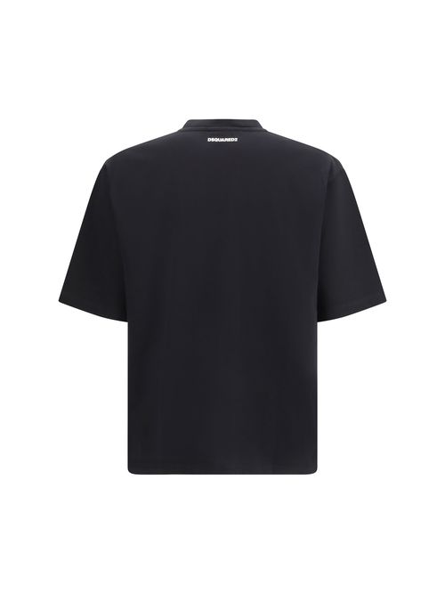 Logo-Print Cotton T-Shirt — Black