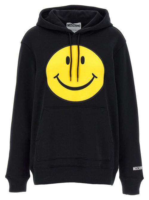 Smiley Hoodie — Black