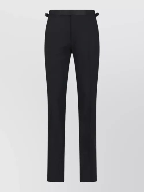 Tom Ford - straight trousers adjustable waistband belt loop