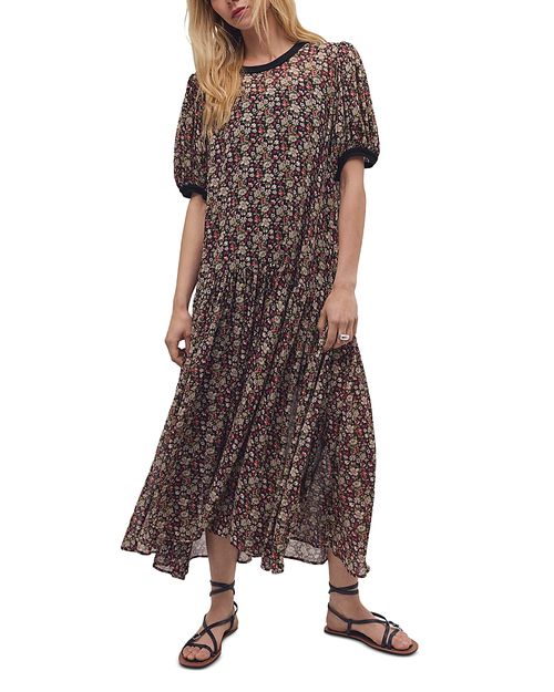 Courtside Crush Floral Print Maxi Dress