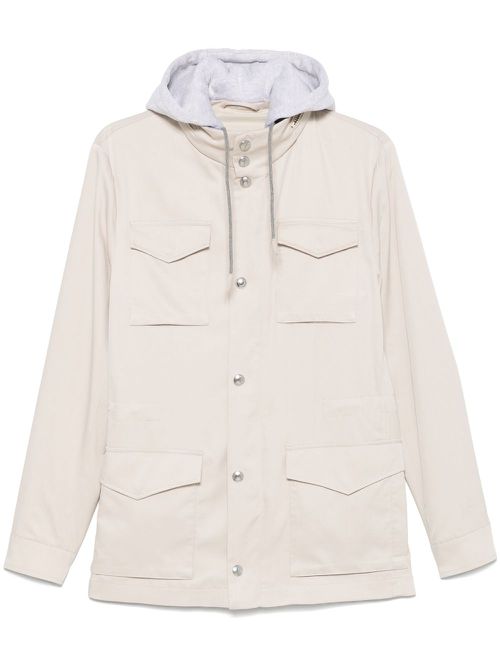 Hooded jacket - Neutrals