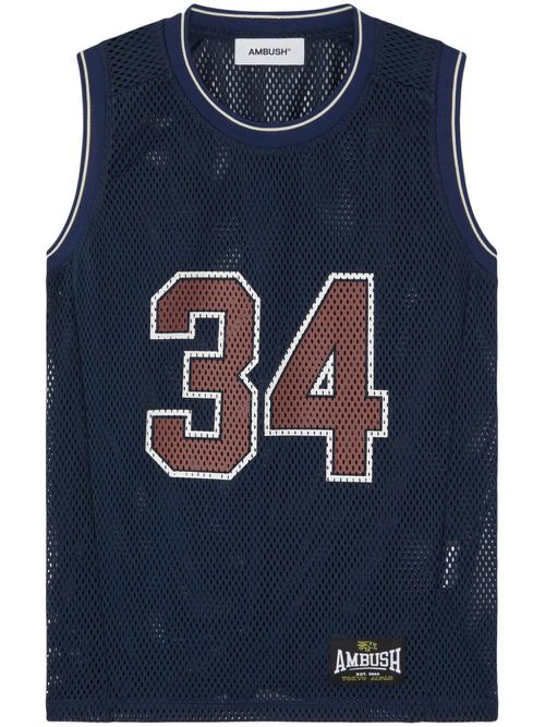 34 mesh tank top - Blue