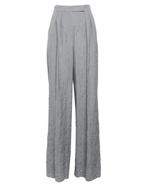 Woman Pants Light grey Size 10 Virgin Wool