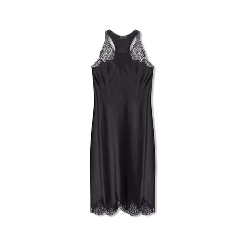 Satin Strappy Midi Dress
