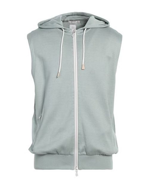 Platinum Man Cardigan Light green Size S Cotton, Polyamide