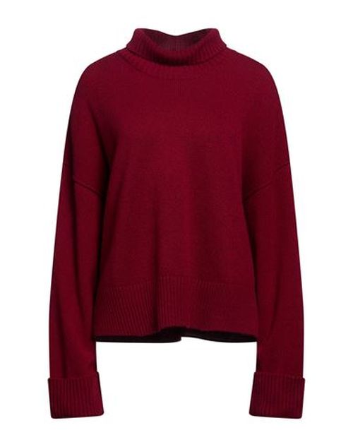 Woman Turtleneck Burgundy Size M Cashmere