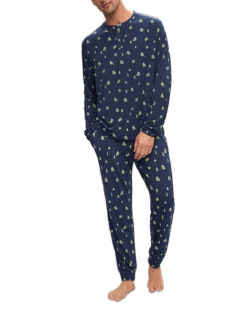 Henry Printed Long Pajama Set
