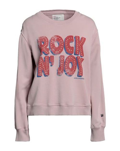 Woman Sweatshirt Pink Size M Cotton, Modal