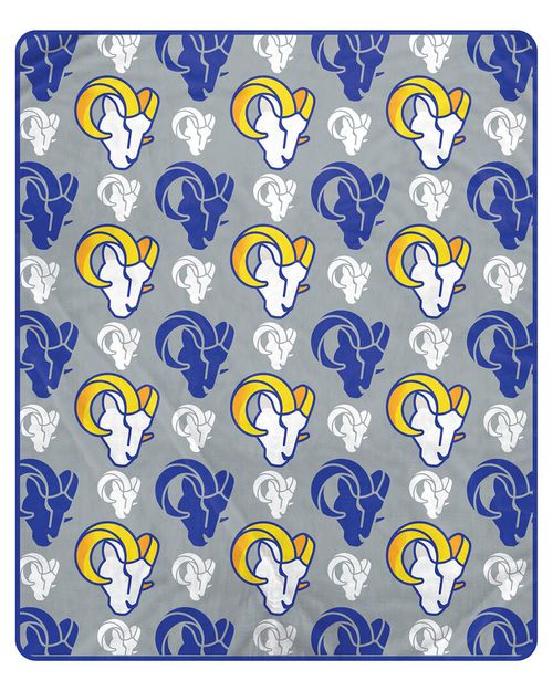 Los Angeles Rams Nfl Team Signature Logo Fleece Throw