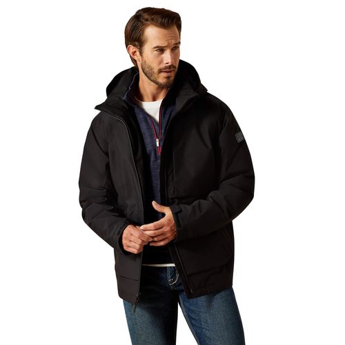 Men's Outer Banks Waterproof Jacket Long Sleeve in Black, Size 2X-Large, by