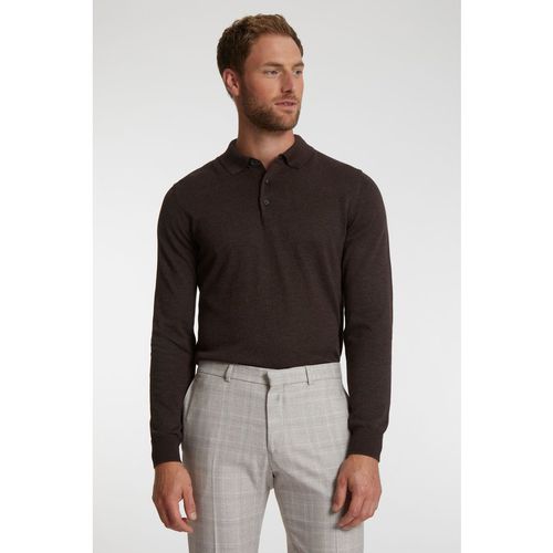 Long Sleeve Knitted Polo