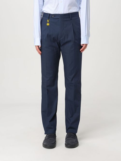 Pants Men color Blue