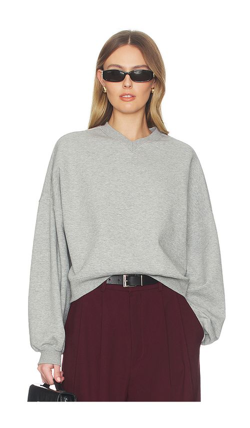 SEROYA Taley Sweatshirt in Light Grey. M. Also in XXS, XS